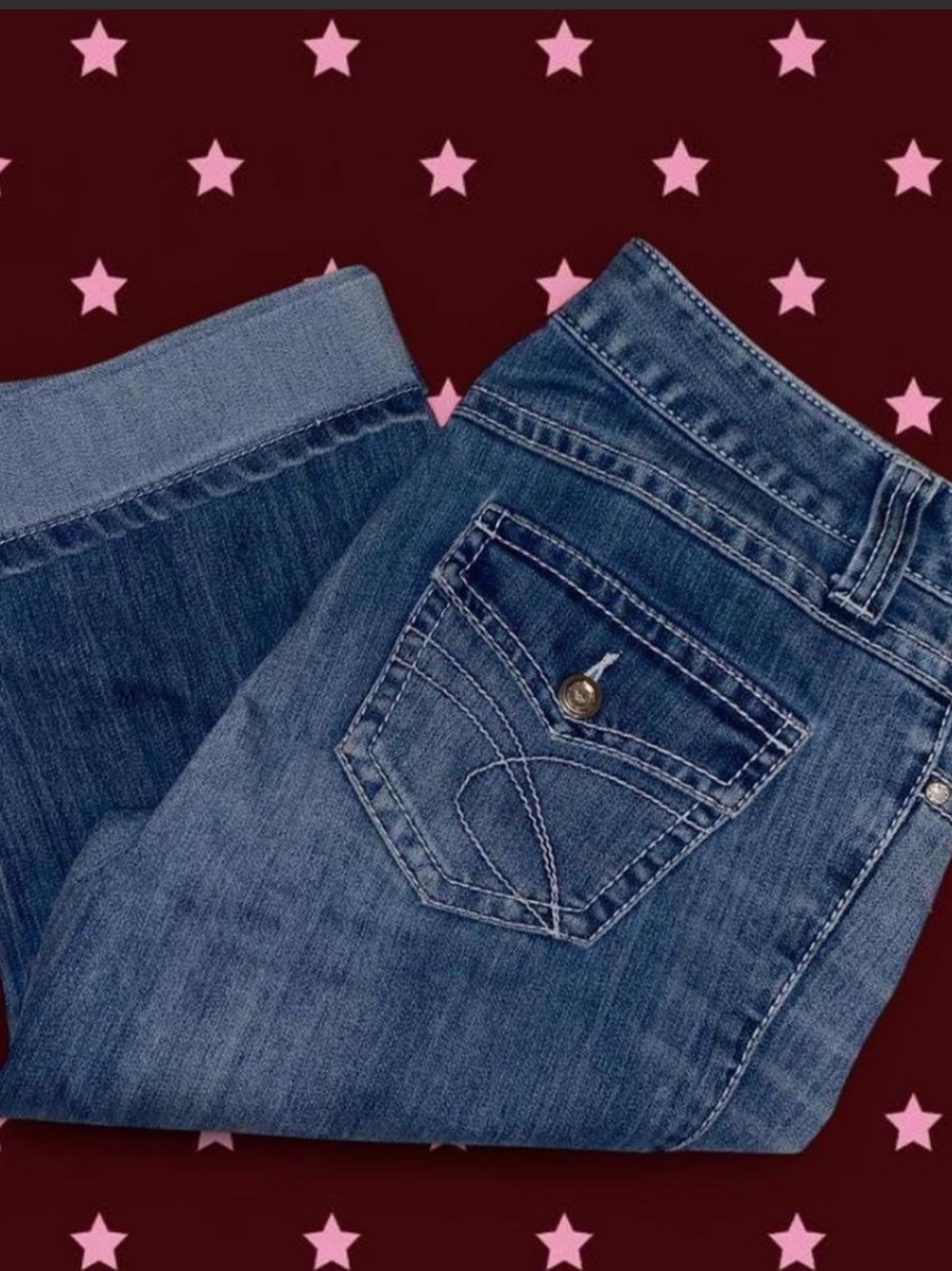 Y2K Denim Capris